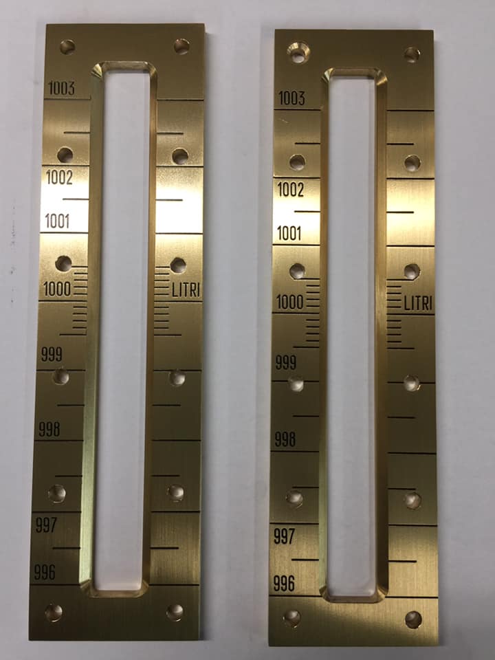Incisione di scala graduata